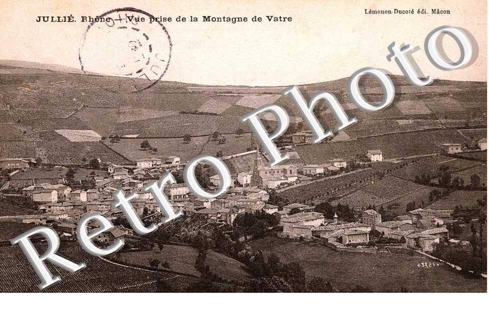 vue prise de la montagne de Vatre