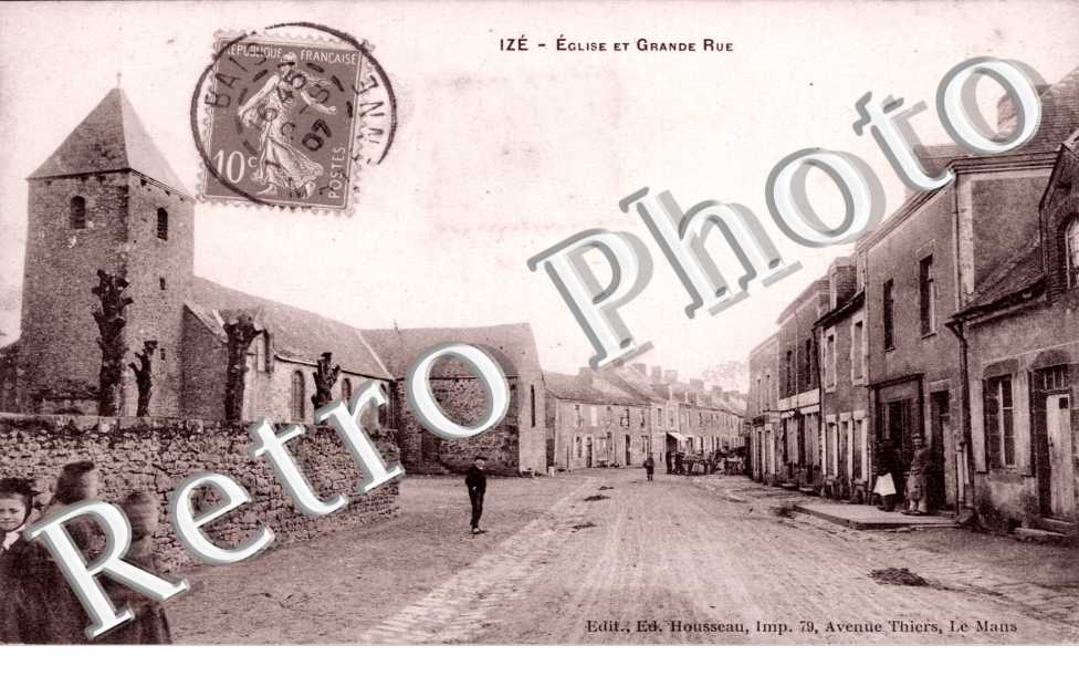 Eglise et grande rue