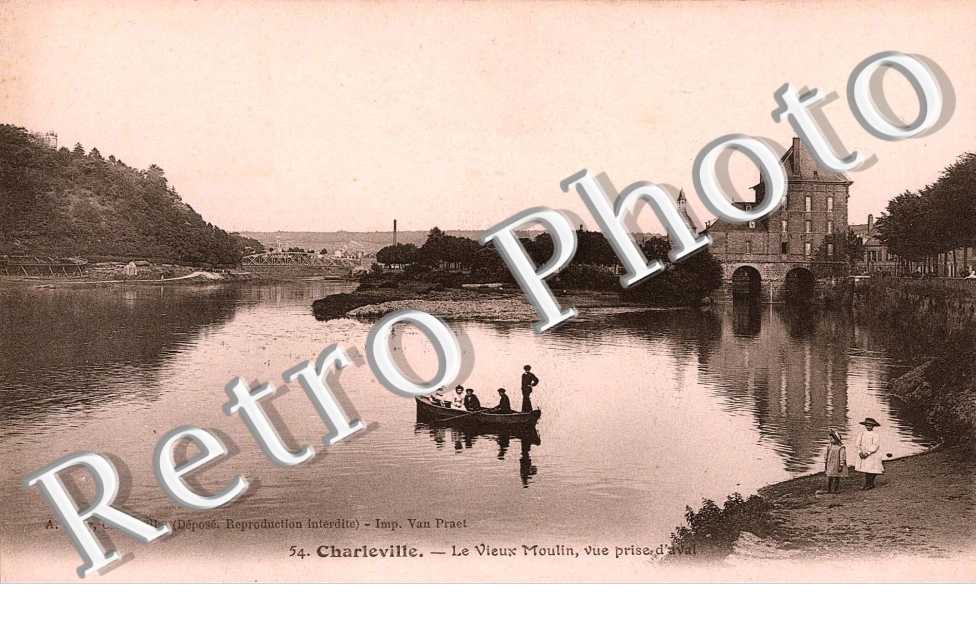 le vieux moulin vue prise d'aval