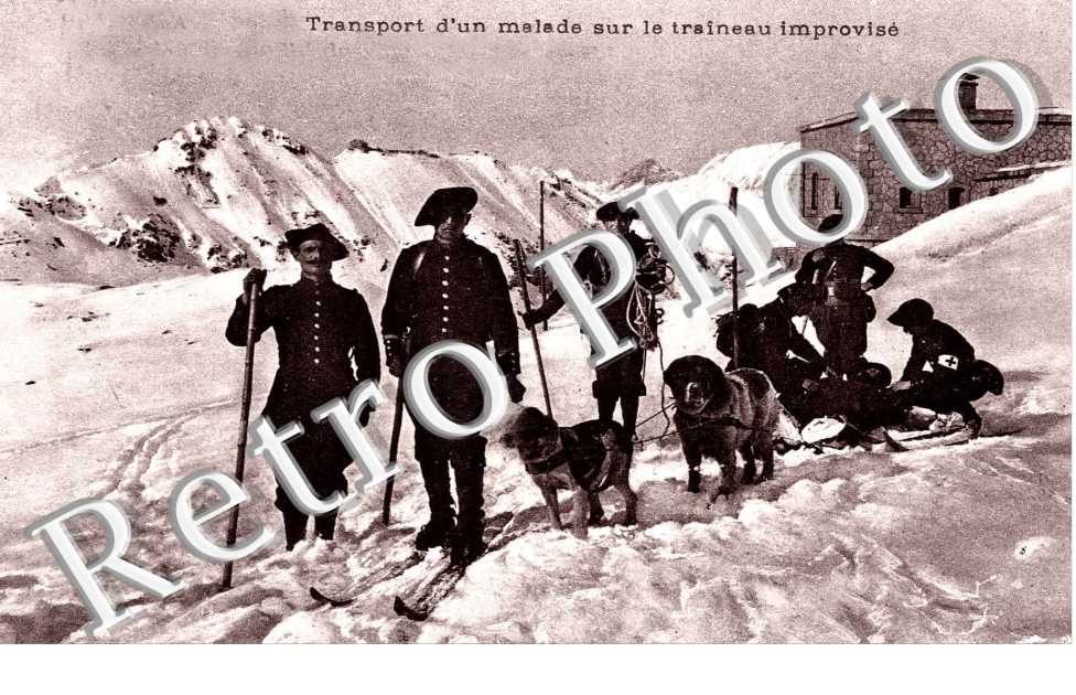  TRANSPORT D'UN MALADE SUR LE TRAINEAU
