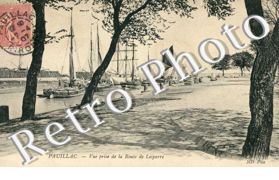 VUE PRISE DE LA ROUTE DE LESPARRE