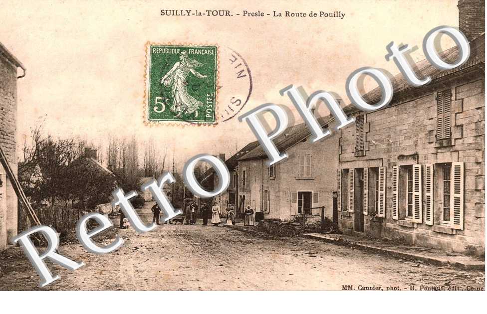 Presle- la route de Pouilly