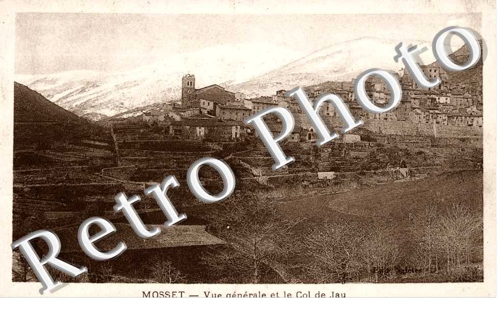 vue generale et le col de Jau