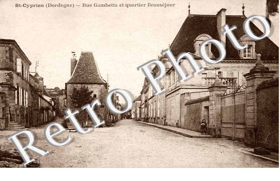 Rue Gambetta et quartier Beausejour
