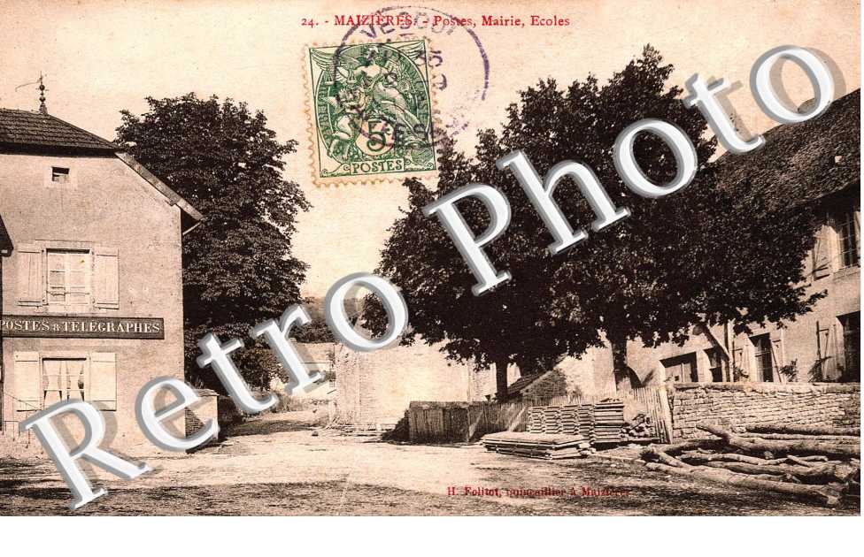Postes, mairie, ecoles