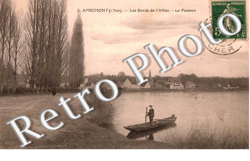 Les bords  de l'allier  - Le Passeur