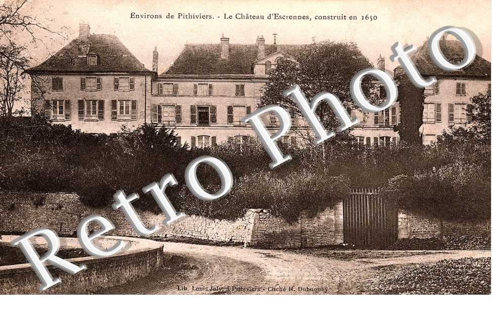 le chateau d'Escrennes, construit en 1650