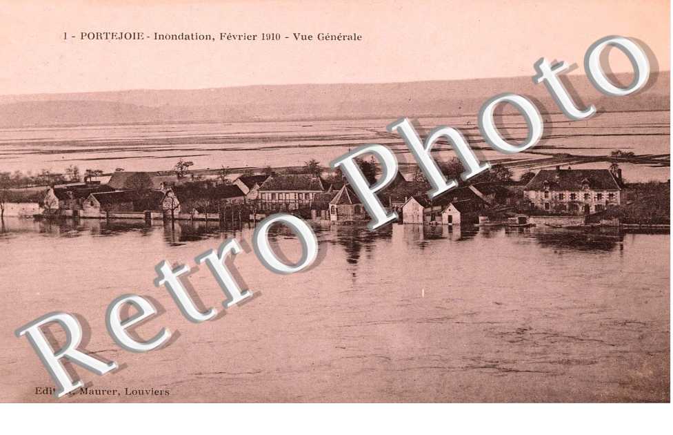 Vue generale - inondation janvier 1910