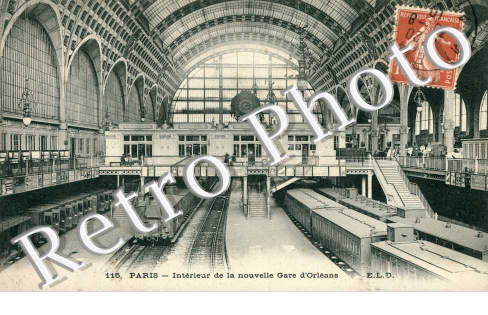 Intérieur de la Nouvelle Gare d'Orléans