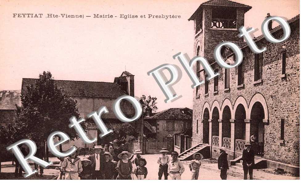 Mairie, Eglise et Presbytère
