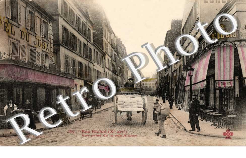 rue Bichat  VUE PRISE DE LA RUE ALIBERT