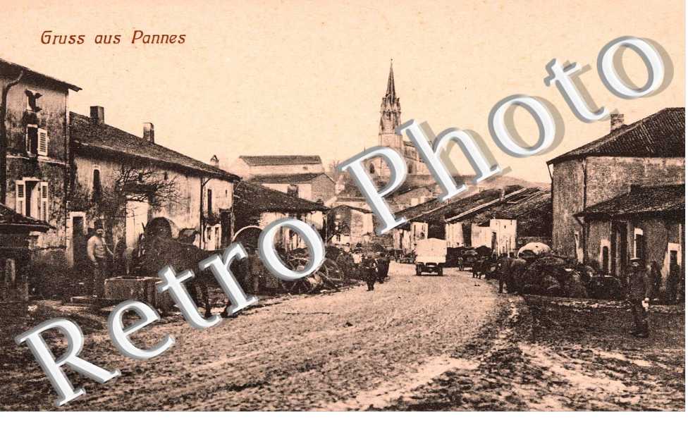 Gruss aus pannes - feldpostkarte