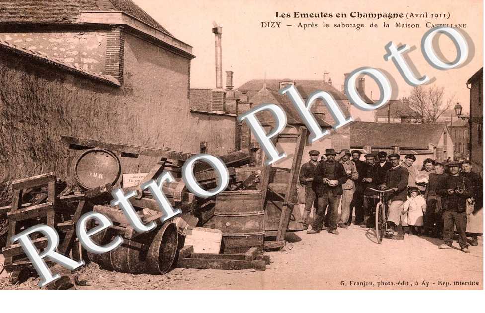 Les Emeutes en Champagne - Apres le sabotage de la Maison Castellane