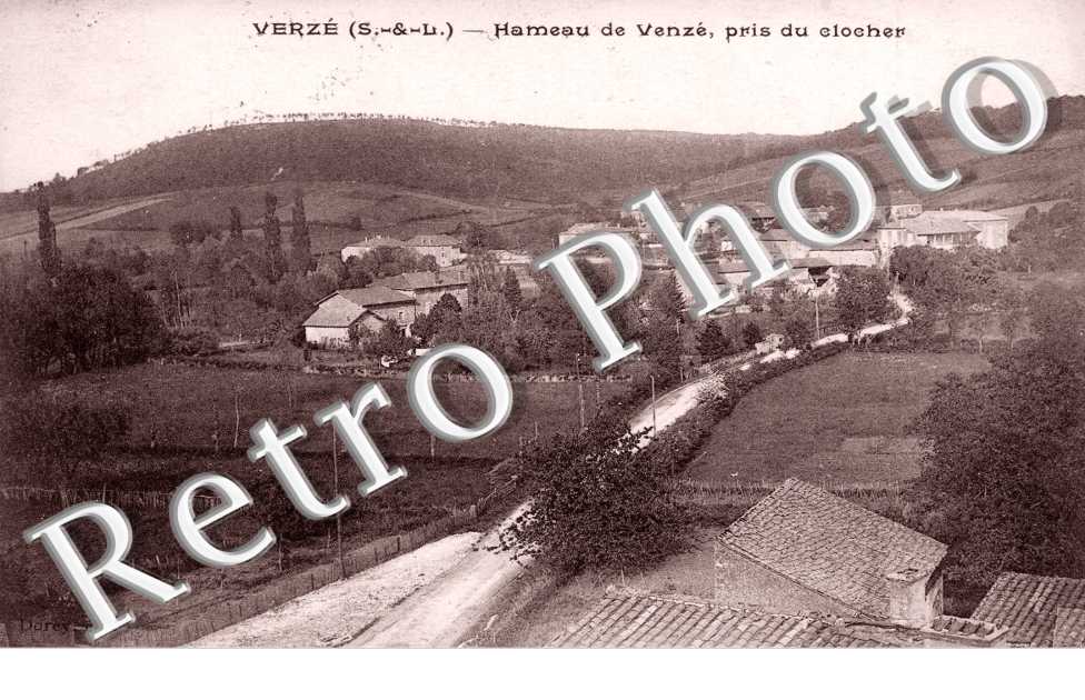 hameau de Verze, pris du clocher