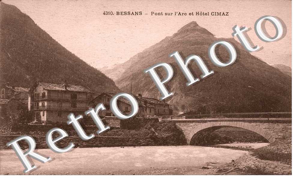 Pont sur l'arc et hotel Cimaz