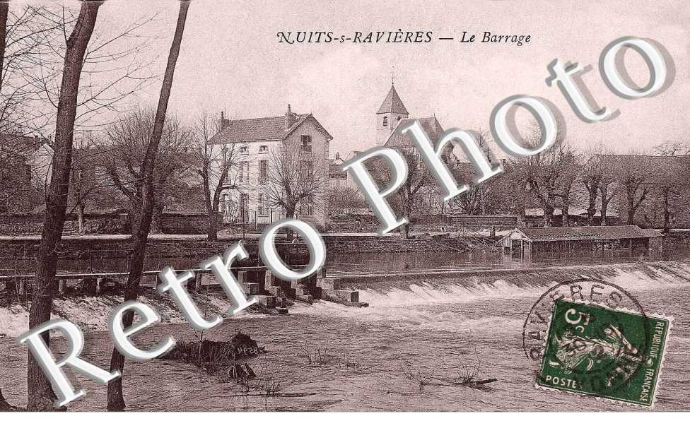 Nuits-syr-Ravieres, le barrage
