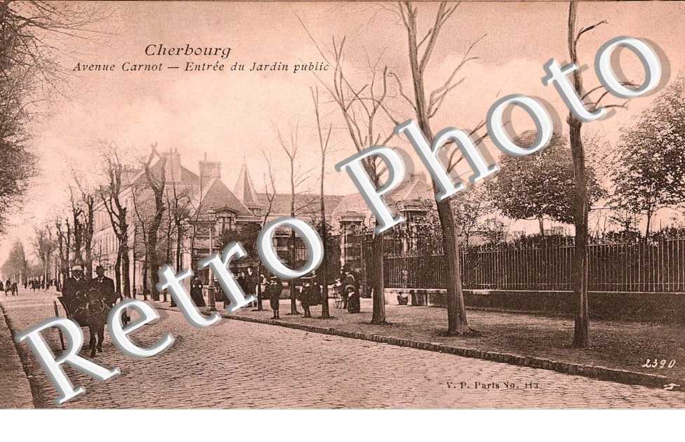 Avenue Carnot - Entree du jardin public