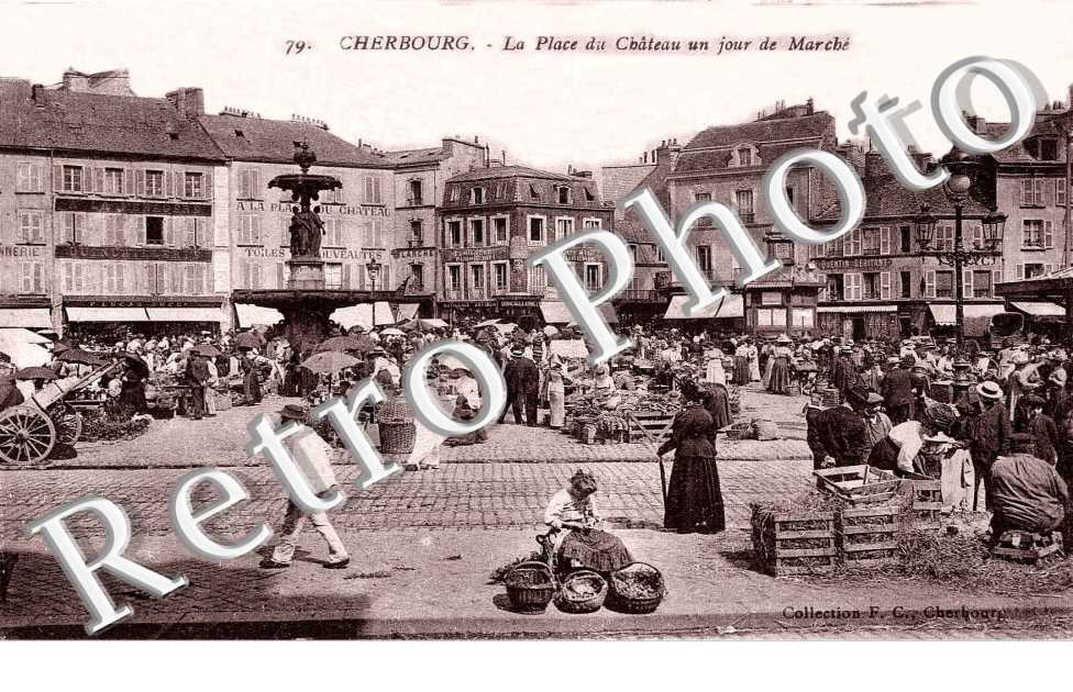 La place du chateau un jour de marche