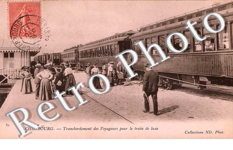 transbordement de voyageurs pour le train de luxe