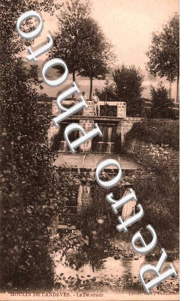 moulin de Landeves, le deversoir