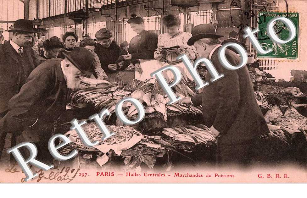 Halles Centrales Marchandes de poissons