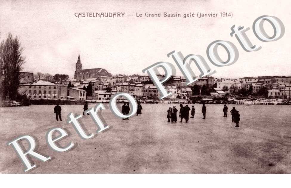 Le grand bassin gelé