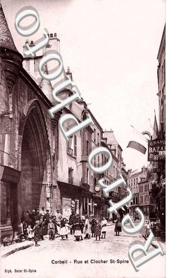 Rue et clocher RUE SAINT SPIRE