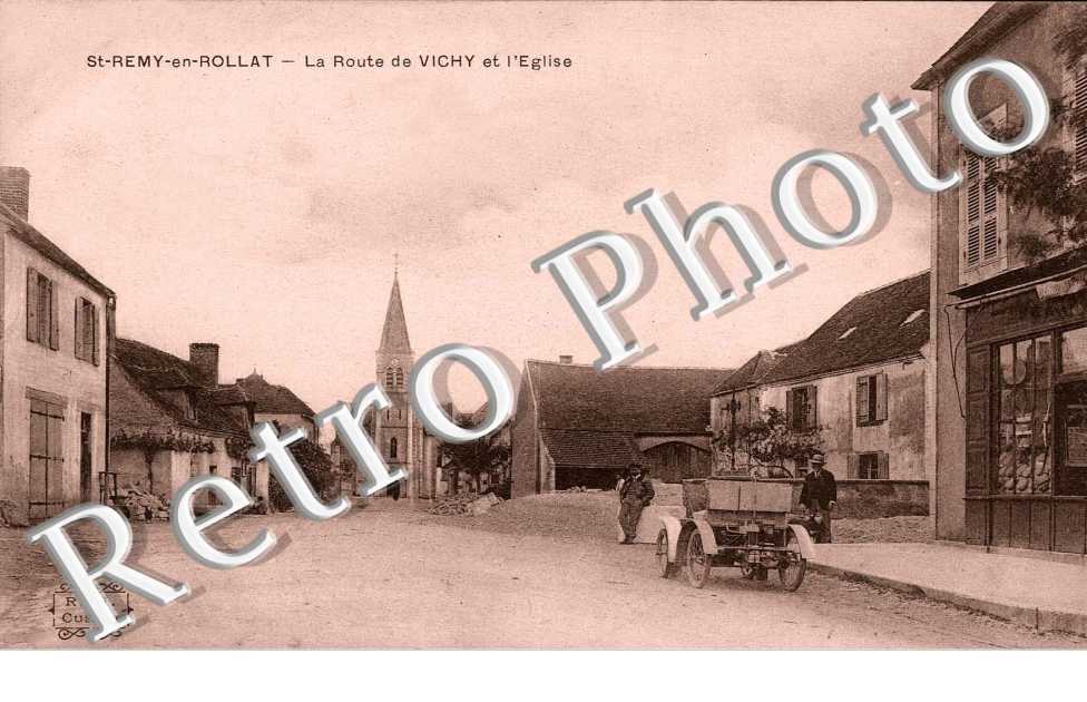 Route de Vichy et l'Eglise