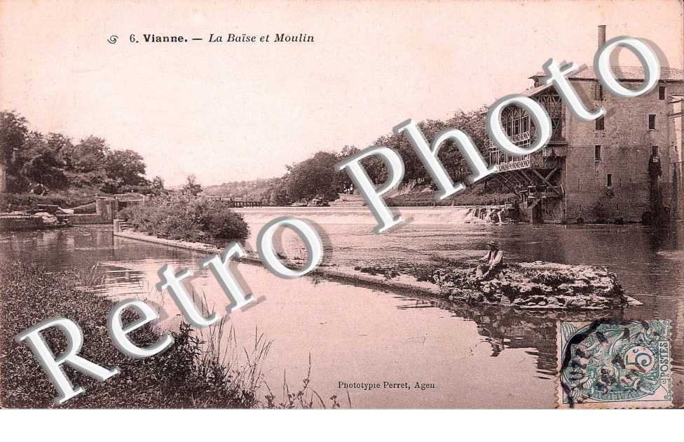 La Baise et moulin