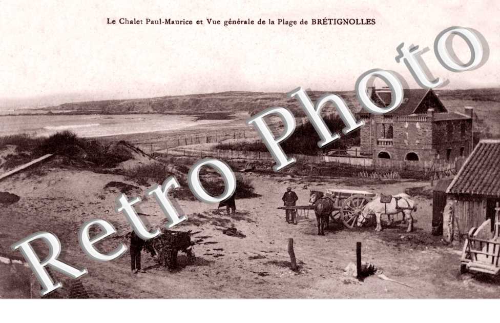 Le Chalet Paul Maurice et vue generale de la plage