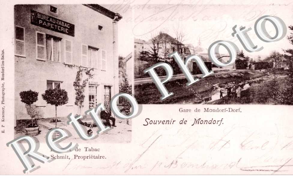Bureau de tabac A. Schmit proprietaire Gare de Mondorf-Dorf