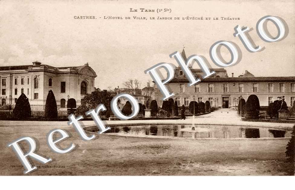 HOTEL DE VILLE.JARDIN DE L'EVECHE