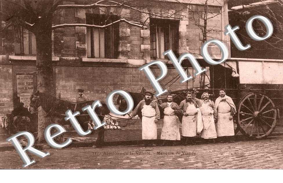 Bouchers et leur Charette