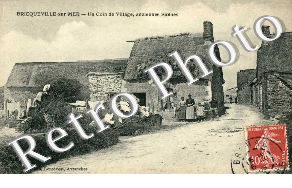 Sur mer - Un coin de village