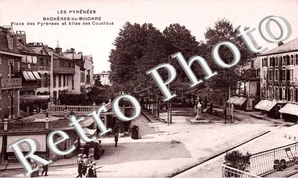 PLACE DES PYRENEES et allee des Coustous