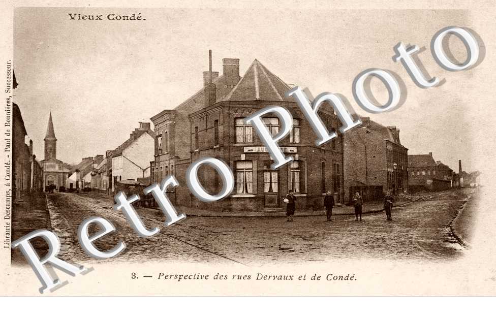 Perspective des rues Dervaux et de Conde