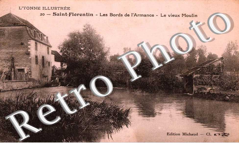 les bords de l' Armance, le vieux moulin