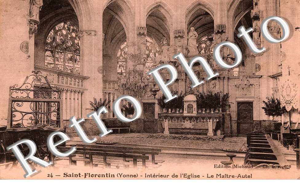 interieur de l' eglise, le maitre-autel