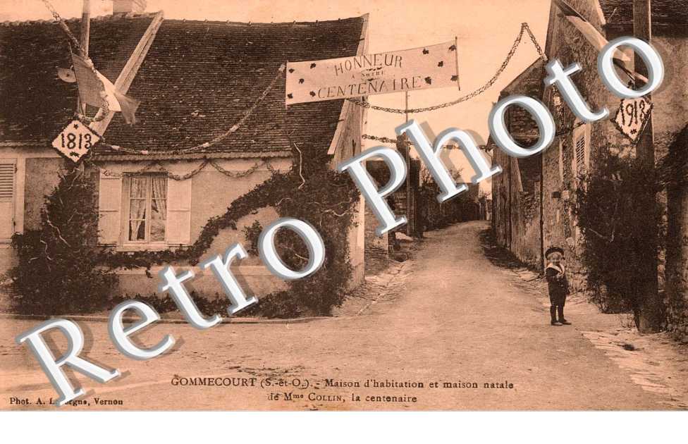 maison d'habitation et maison natale de Mme Collin, la centenaire