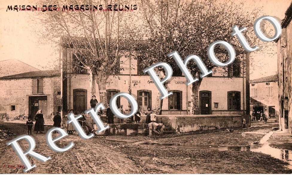 MAISON DES MAGASINS REUNIS      LES ECOLES ET MAIRIE