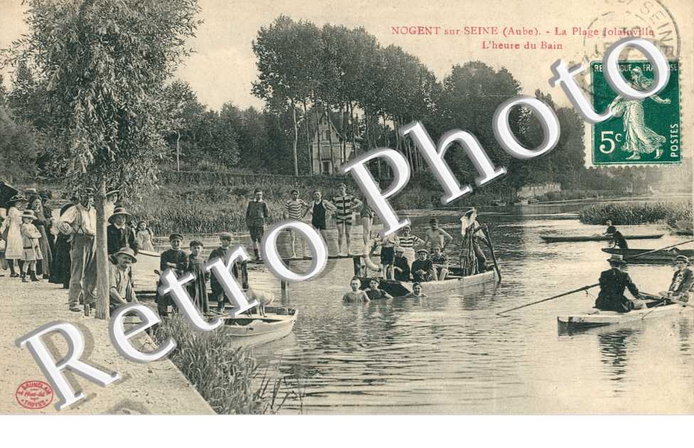 La plage Jolainville - L'heure du bain