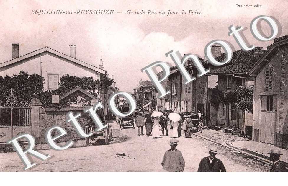 Grande rue un jour de Foire