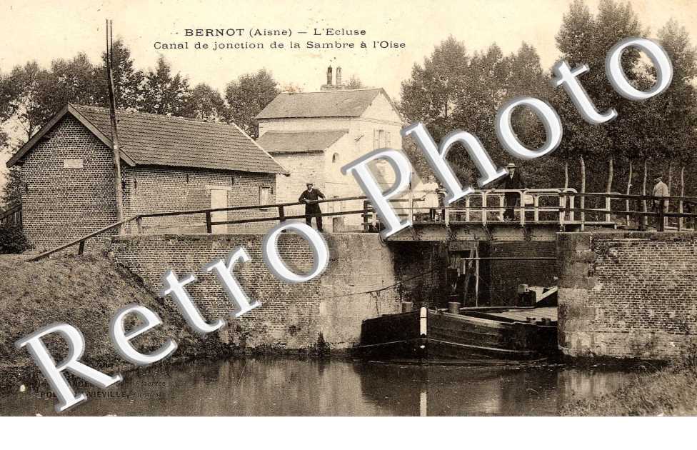 L'Ecluse, jonction de la Sambre a l'Oise