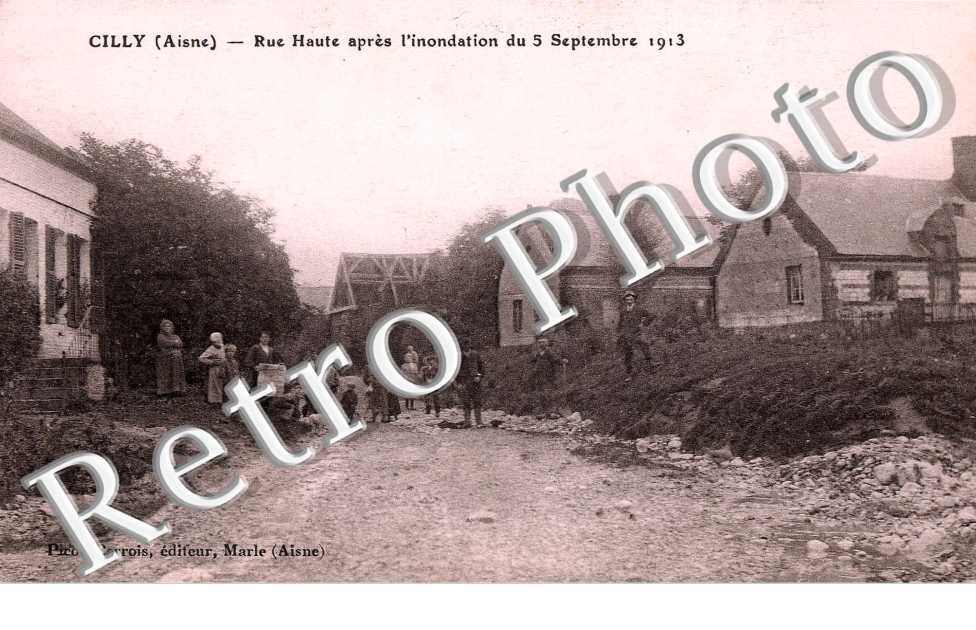 rue haute apres inondation du 5 septembre 1913