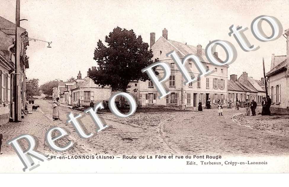 Route de la Fere et rue du pont rouge