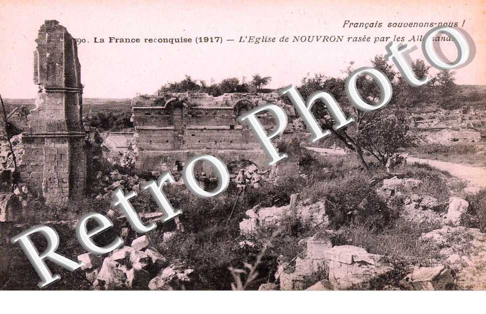 L'Eglise rasee par les Allemands