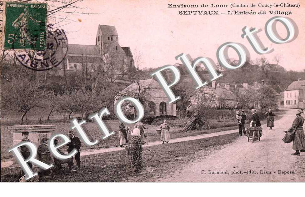 environ de laon septvaux l'entree du village