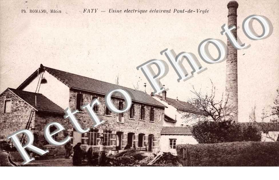 Faty - Usine electrique eclairant Pont de Veyle