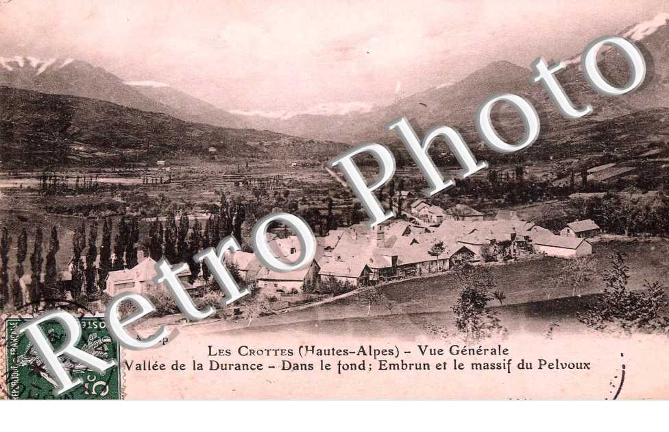 les crottes vue generale valle de la durance