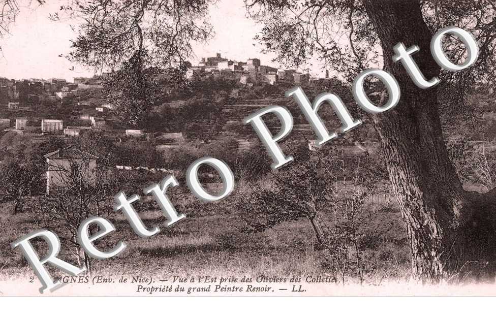 PROPRIETE DU GRAND PEINTRE RENOIR Vue a l'Est prise des Collettes
